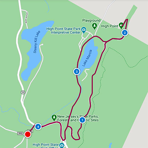 map of the High Point Extension