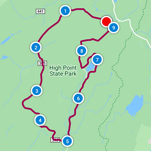 map of the High Point Extension