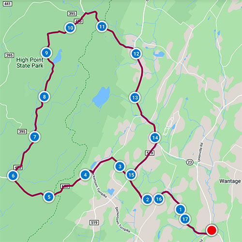 map of the High Point Extension