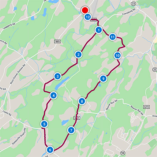 map of the High Point Extension